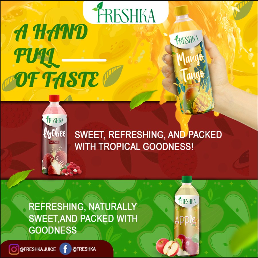 Freshka flavour catalogue post