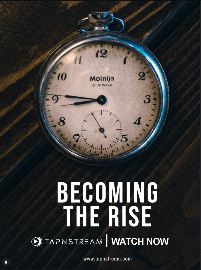 Becoming The Rise watch now poster for Tapnstream